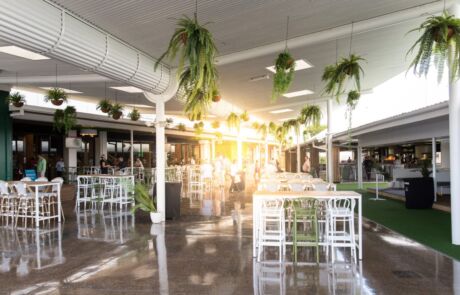 Commercial Brisbane restaurant polished concrete floor