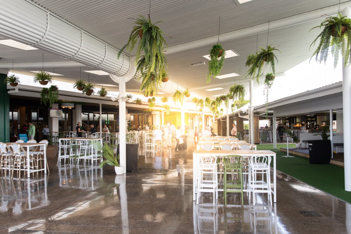 Commercial Brisbane restaurant polished concrete floor