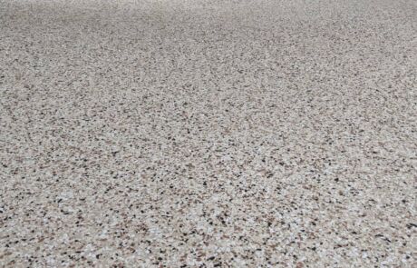 Epoxy flooring inside Dalby garage